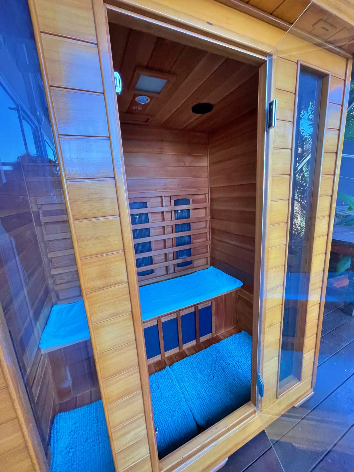 Sauna de l’espace spa Centre Corpus à Saint-Leu